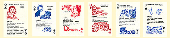 Step 4. These cards represent the �Thoughts and Desires of the Enquirer�. Similarly, the cards of the other two packs are read. They represent, �The Household� and �The Fate in General� of the Enquirer.
