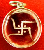 CRYSTAL 'OM' PENDANT