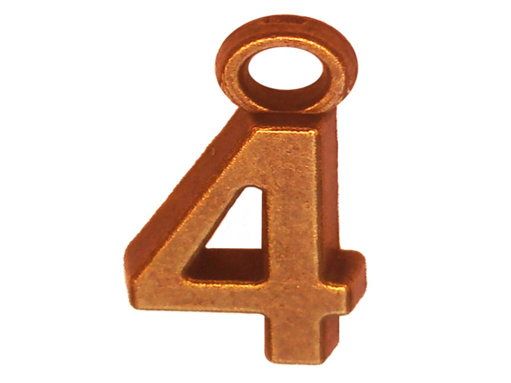 Lucky Number Pendant, 4