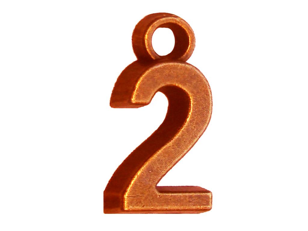 Lucky Number Pendant, 2