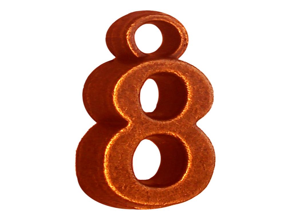 Lucky Number Pendant, 8