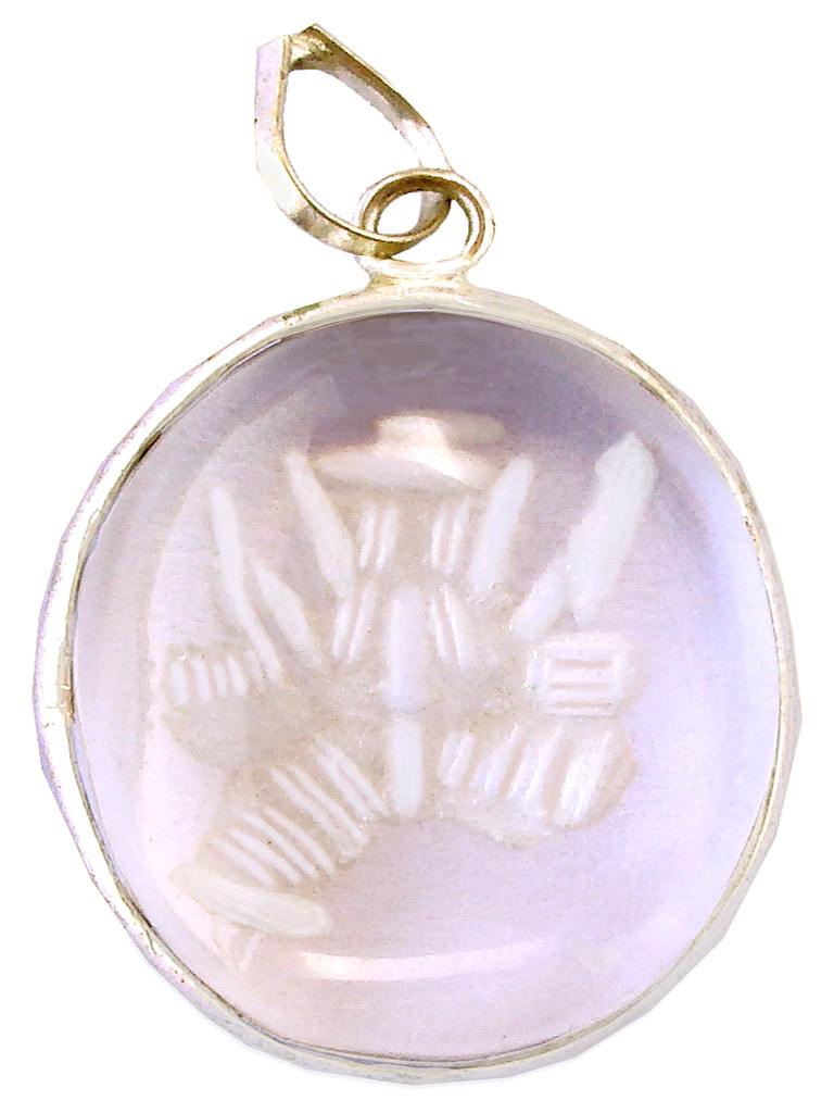 A crystal Ganpathi locket