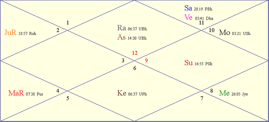 Horoscope Chart for New Year