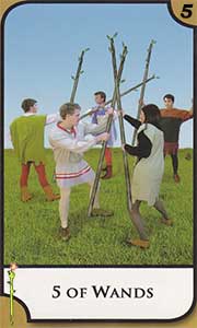 Five of Wands