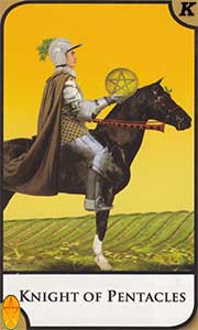 Wimbledon 2022 Tarot Card for Rafael Nadal, Knight of Pentacles