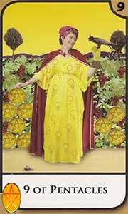 Nine of Pentacles