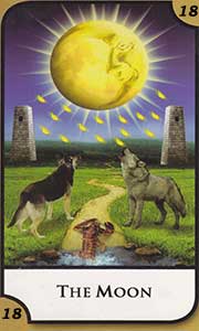 Tarot Card for The Moon