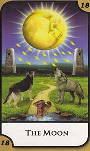 Wimbledon 2022 Tarot Card for Nick Kyrgios, The Moon