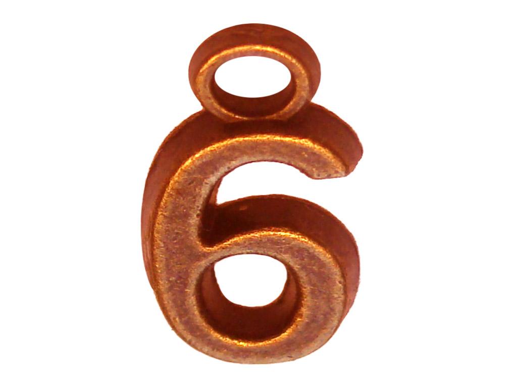 Lucky Number Pendant, 6