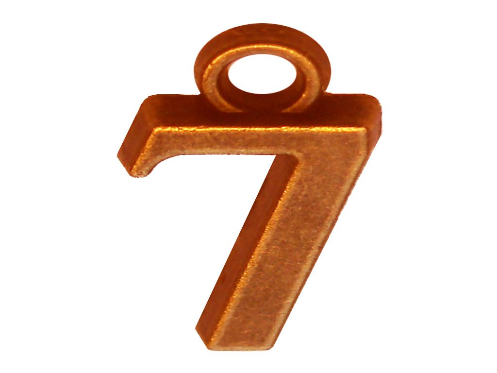 Lucky Number Pendant, 7