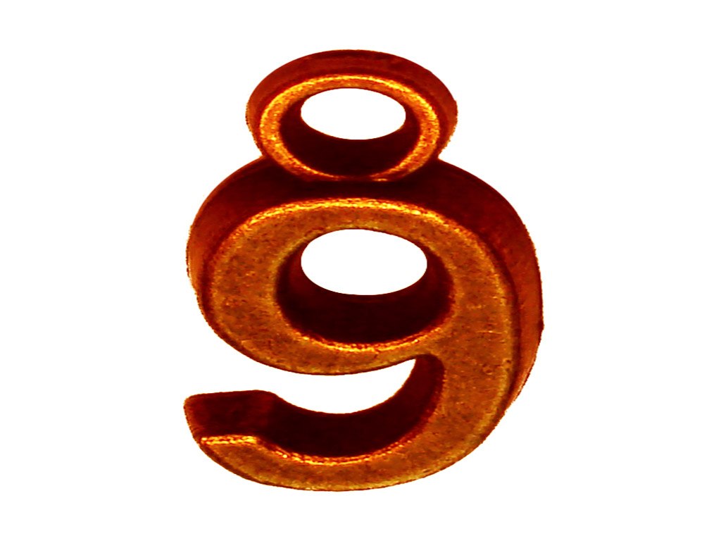 Lucky Number Pendant, 9