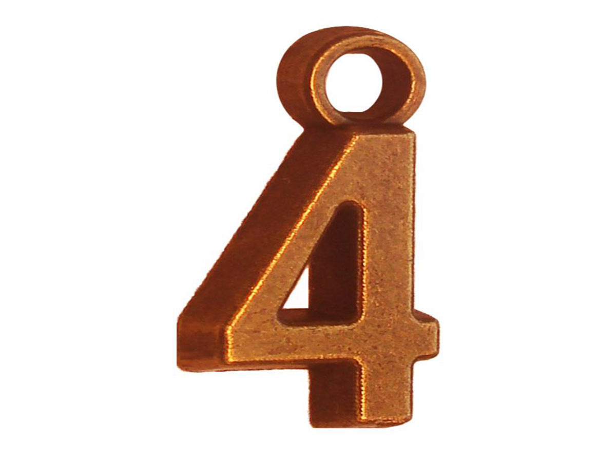 Lucky Number Pendant, 4