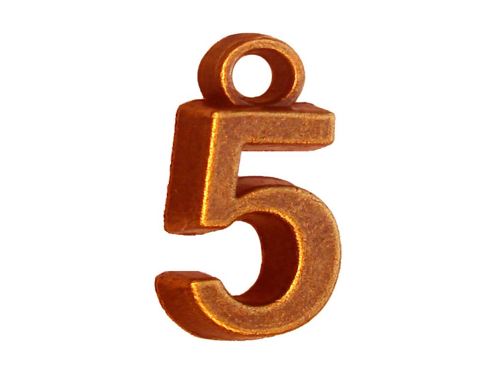 Lucky Number Pendant, 5