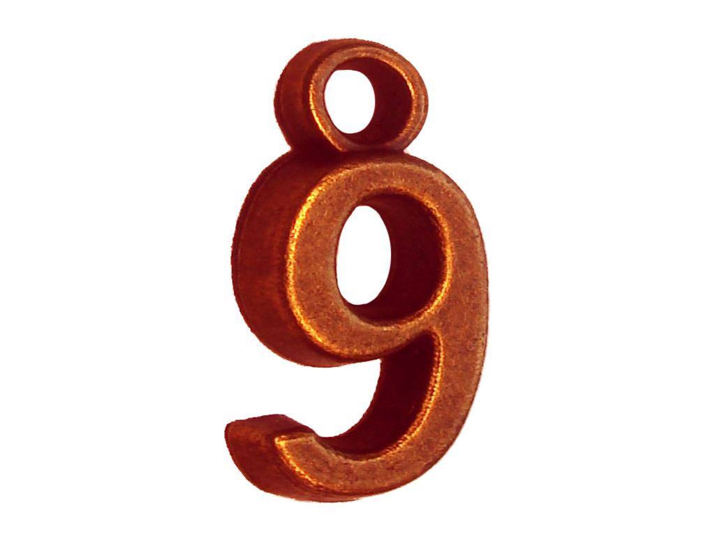 Lucky Number Pendant, 9