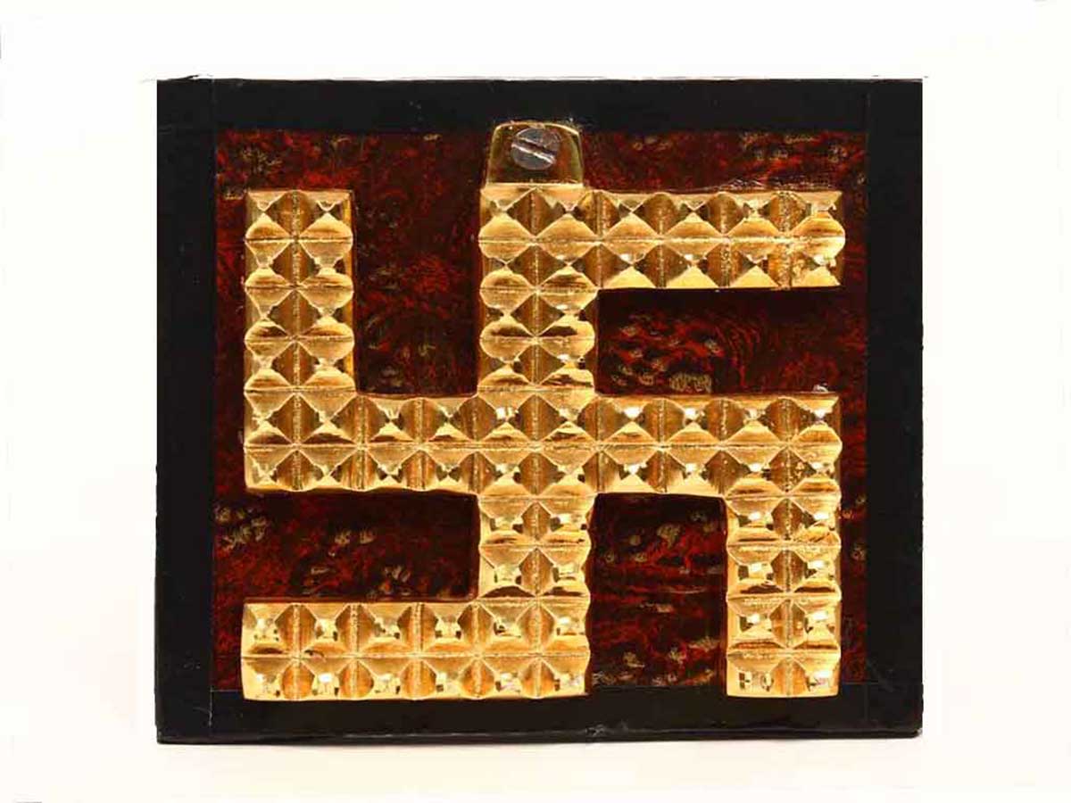 The 3-D Swastik  Pryamid Amulet