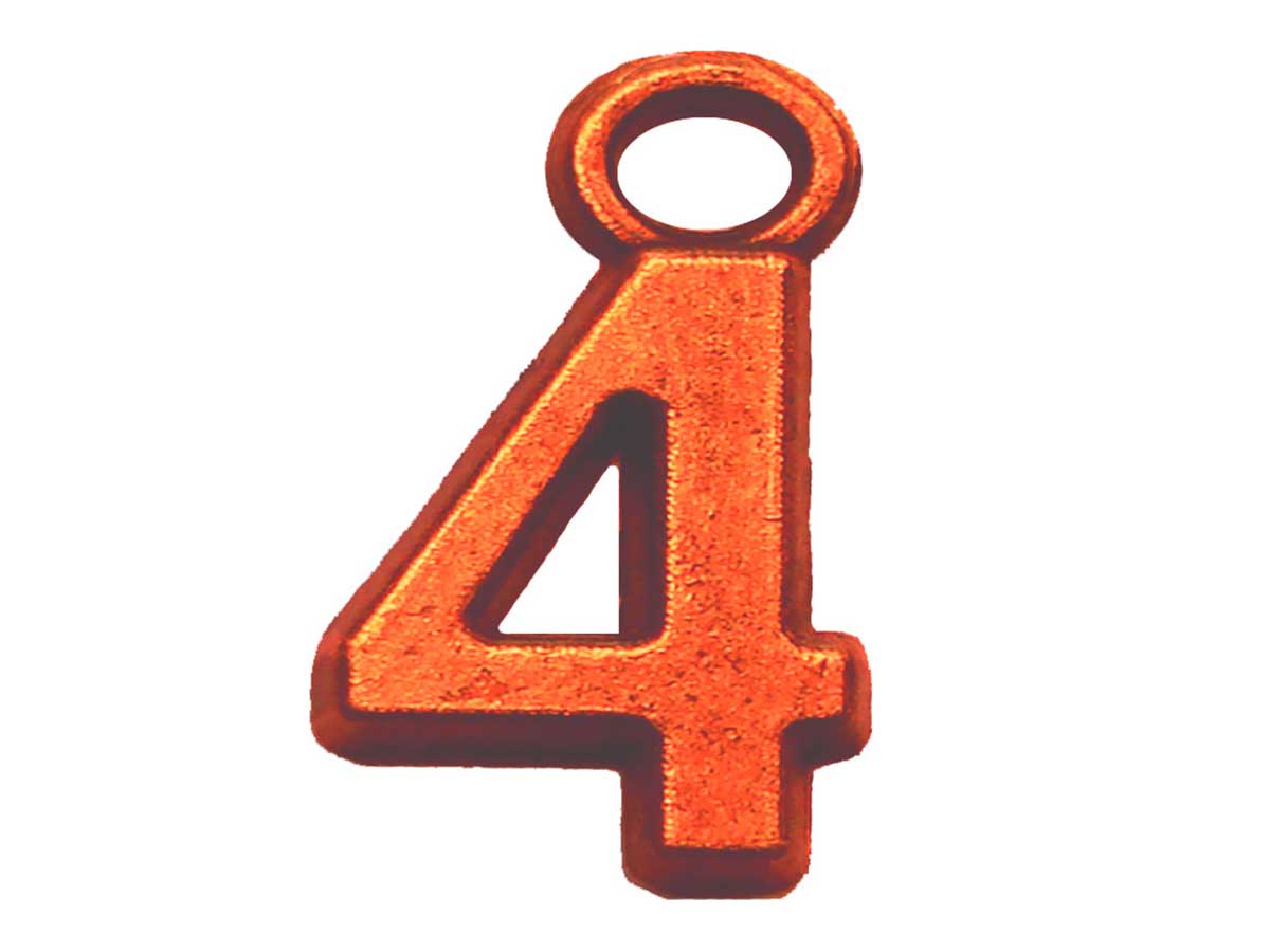 Lucky Number Pendant, 4