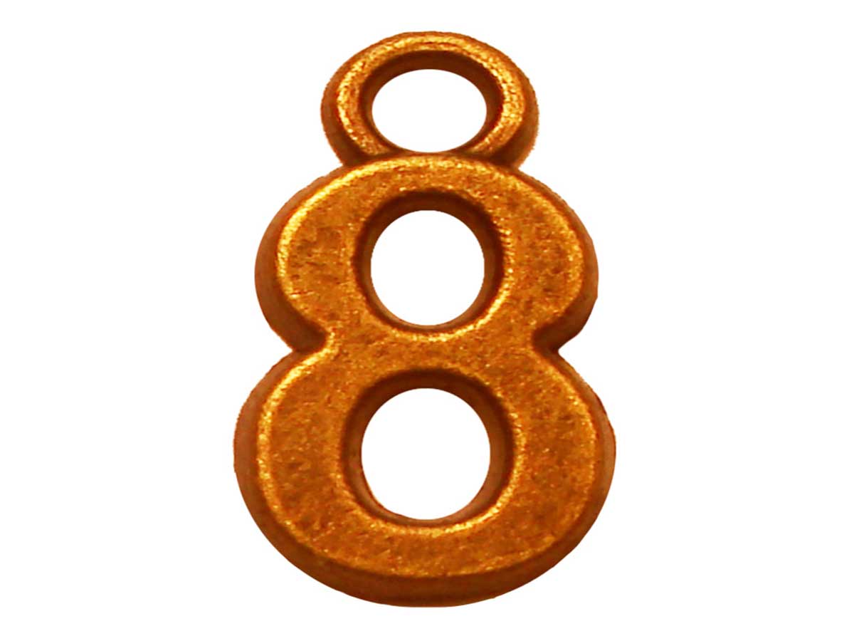 Lucky Number Pendant, 8