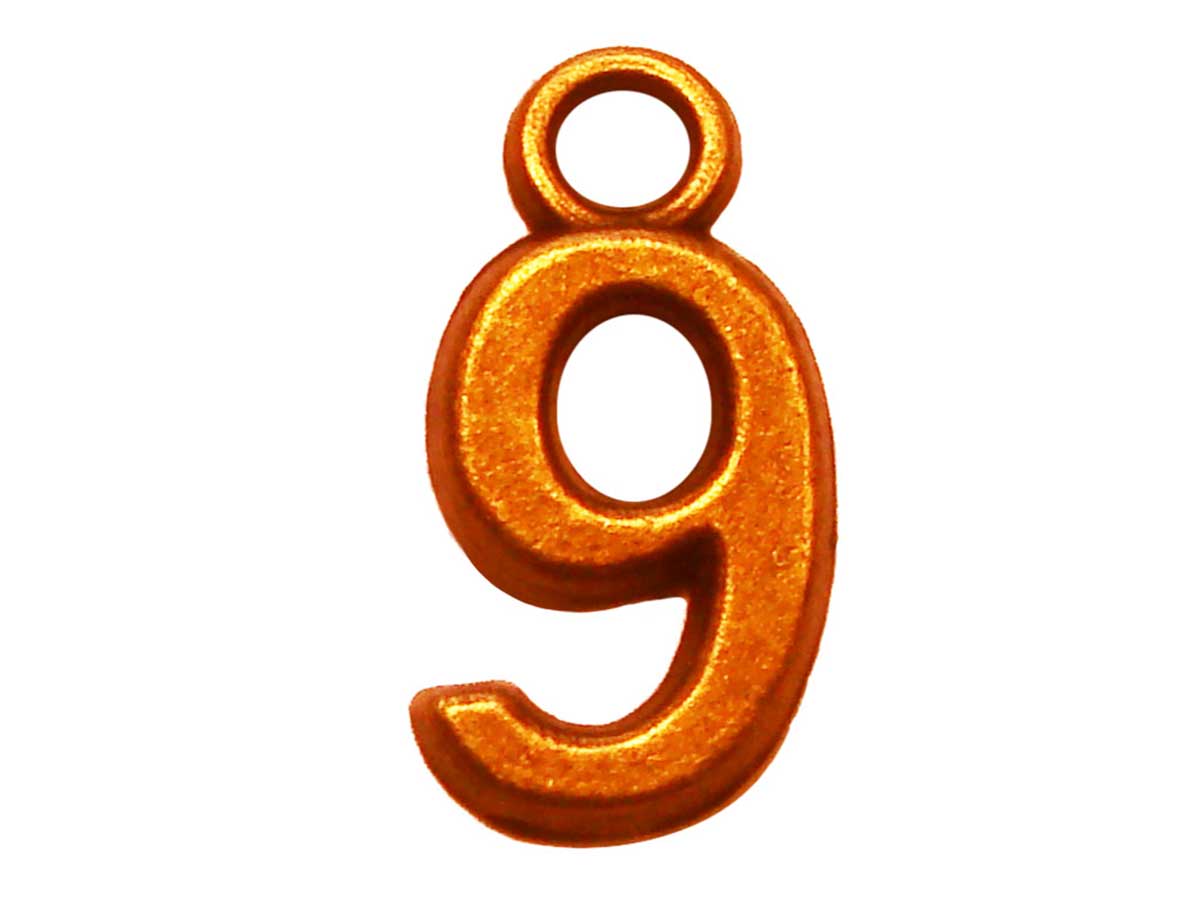 Lucky Number Pendant, 9